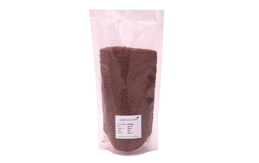 Kenny Delights Garden Cress Seeds    Pack  200 grams